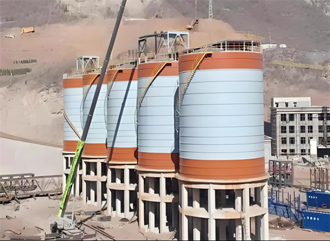 桥西高架钢板仓